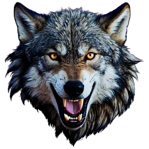 Alpha Wolf Growling Image Png Eie15 PNG Image