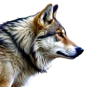 Alpha Wolf Profile View Png 96 PNG Image