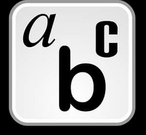 Alphabet A B C Icon PNG with transparent background