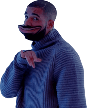 Altered Expression Manin Blue Sweater PNG image with transparent background