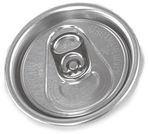 Clip Art Silver Loe Can End - Beverage Can Lid, HD Png Download PNG