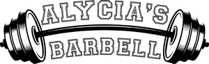 Alycias Barbell Logo PNG image with transparent background