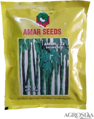 Amar32 Drumstick Seeds Packet PNG Image