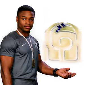 Amari Cooper Nfl Draft Day Png Wpj PNG Image