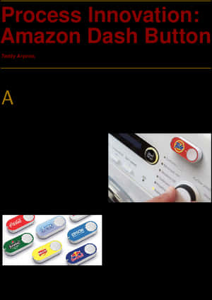 Amazon Dash Button Innovation PNG image with transparent background