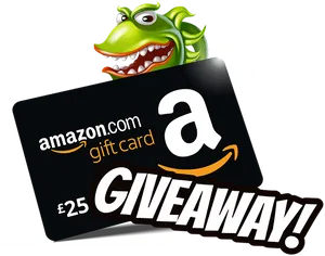 Amazon Gift Card Giveaway Promotion PNG Image