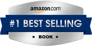 Amazon Number1 Best Selling Book Badge PNG Image