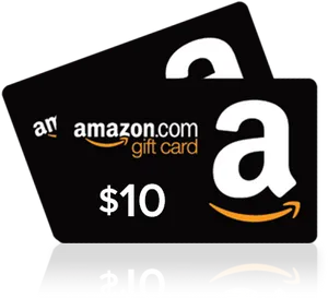 Amazon10 Dollar Gift Card Image PNG Image