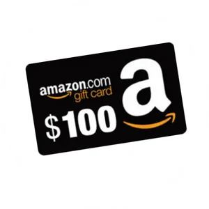 Amazon100 Dollar Gift Card PNG Image