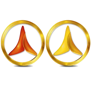 Amber Yellow Circle Emblem Png 83 PNG Image