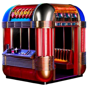 American Diner Jukebox Png Ivt PNG Image