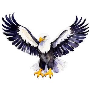 American Eagle Watercolor Png Qwf46 PNG Image