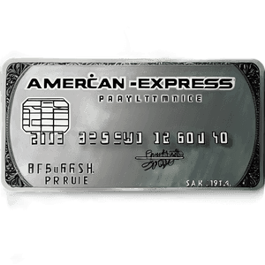 American Express Black Card PNG gvr92 PNG image with transparent background