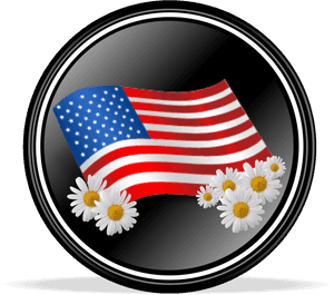 Transparent Memorial Day Clipart - Usa Flag Icon, HD Png Download PNG image with transparent background