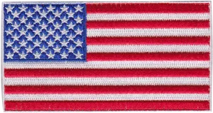 American Flag Embroidered Texture PNG Image