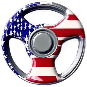 American Flag Fidget Spinner Png Vqv PNG Image