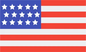 American Flag Graphic PNG Image