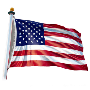 American Flag in the Wind PNG Clipart 56 PNG image with transparent background
