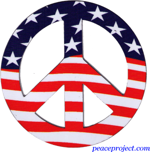 Peace Sign Wall Decal American Flag Repositionable - Qatar Energy Efficiency Label For Ac, HD Png Download PNG image with transparent background