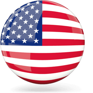 Flag Of The United States English Spoken Language - Transparent Background Usa Flag Icon Png, Png Download PNG image with transparent background