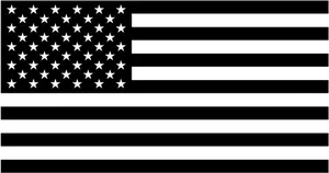 American Flag Starsand Stripes Outline PNG Image