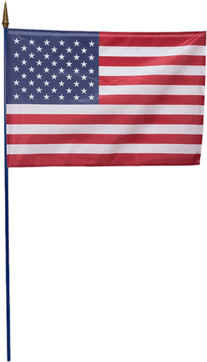 Usa Flag On Stick, HD Png Download PNG image with transparent background