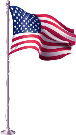 United States Flag Png Image Free Download Searchpng - Bandera Argentina Flameada Png, Transparent Png PNG image with transparent background