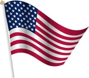 Veterans Day Png Clipart - Transparent American Flag Clip Art, Png Download PNG