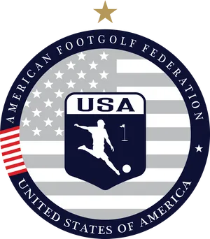 American Foot Golf Federation Logo PNG Image