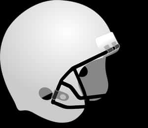 American Football Helmet Graphic PNG image with transparent background