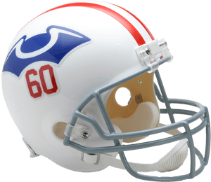 New England Patriots Vsr4 Replica Throwback Helmet - Denver Bronco Throwback Helmet, HD Png Download PNG image with transparent background
