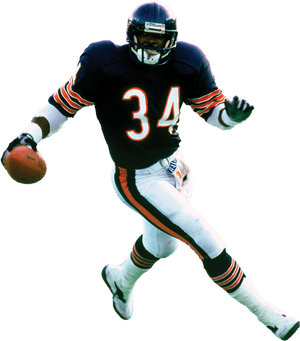 Walter Payton No Background, HD Png Download PNG image with transparent background
