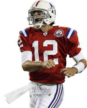 England Nfl Bowl Patriots Jersey Super Quarterback - Tom Brady Patriots Throwback, HD Png Download PNG image with transparent background