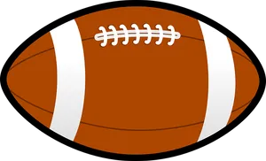 American Football Vector Illustration PNG Image