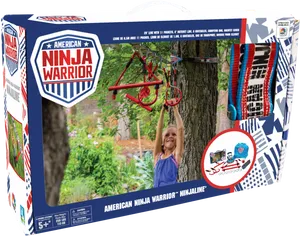 American Ninja Warrior Ninjaline Packaging PNG Image