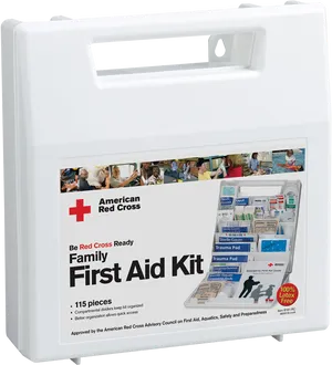 American Red Cross Family First Aid Kit PNG Image