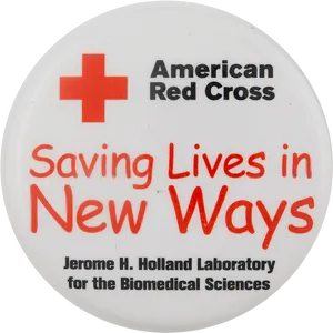 American Red Cross Saving Lives New Ways Badge PNG Image