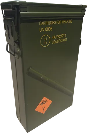 Ammunition Storage Container U N0006 PNG Image