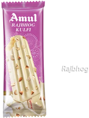 Amul Rajbhog Kulfi Packaging PNG Image