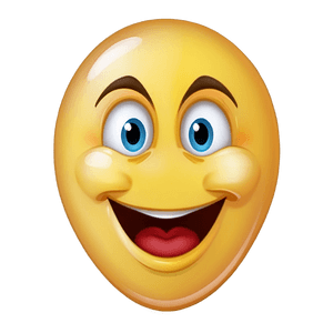 Amused Emoji Illustration PNG 05042024 PNG image with transparent background