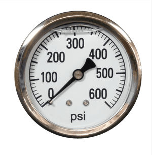 Pressure Gauge, 0-600 Psi, Panel Mount, W/ Bracket - Instrument Used To Measure Pressure, HD Png Download PNG