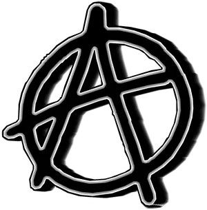 Anarchy Symbol Graphic PNG Image