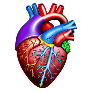 Anatomical Heart B PNG Image