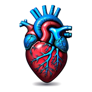 Anatomical Heart Illustration Png Lwc PNG Image