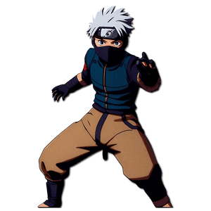 Anbu Kakashi Action Pose PNG 19 PNG image with transparent background