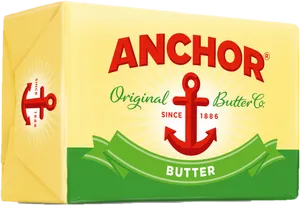 Anchor Butter Packaging Design PNG Image