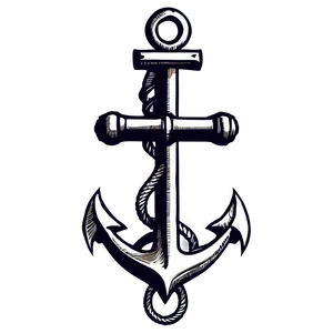 Anchor Chest Tattoo Inspirations Png Lcq53 PNG Image