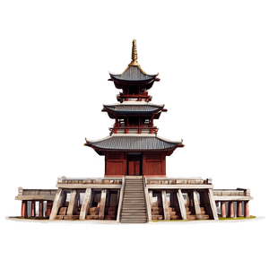 Ancient Asia Temples PNG 06232024 PNG image with transparent background