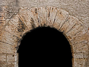 Ancient Castle Archway PNG image with transparent background