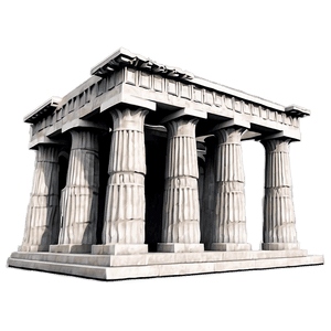 Ancient Greek Architecture PNG 06202024 PNG with transparent background